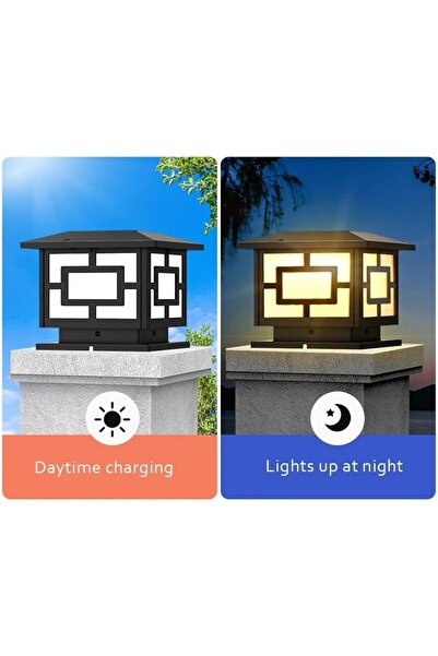 STOREMAX 2 Adet Solar Güneş Enerjili 10W Set Üstü Bahçe Aydınlatması, SU GEÇİ...