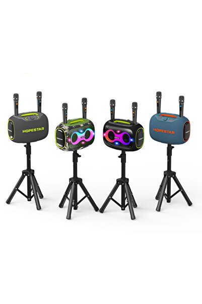 Generic 120W Partybox Outdoor Waterproof Wireless Bluetooth Speaker USB TF Home Theater Karaoke Bas