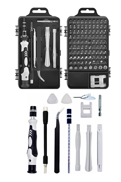 OEM Precision screwdriver set, 115 pieces, For computer/watch/phone, Gray