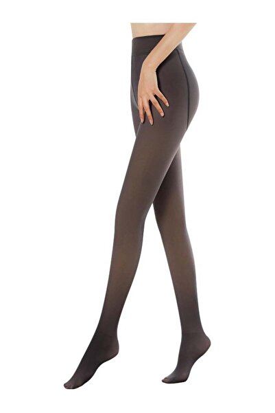 Remy Belle Fleece Lined Thermal Tights - 80g S/M, Black