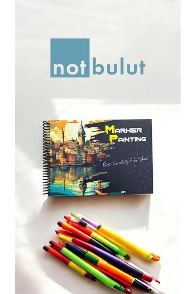 BULUT DİJİTAL Qr Marker Coloring Notebook