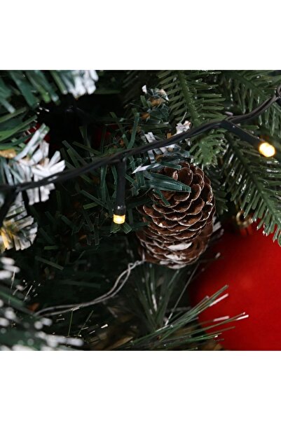 DacEnergy Christmas tree installation, 800 LEDs with warm light, 5.8 W, length 39.5 meters, with...