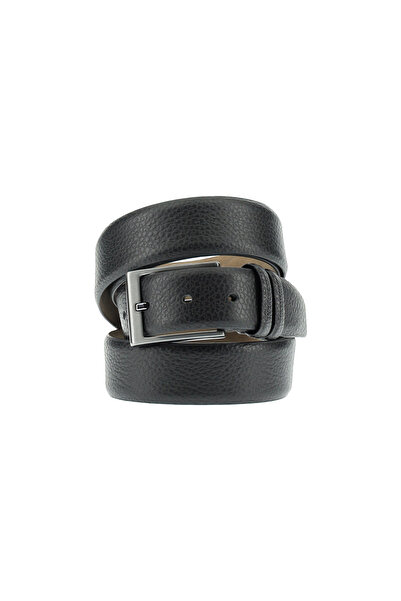 Kiğılı Patterned 3-Piece Leather Belt & Wallet & Card Holder Gift Boxed Set