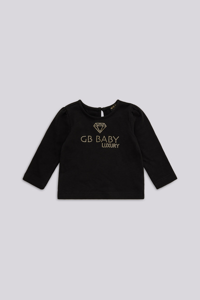 GB Baby Girl Black T-shirt
