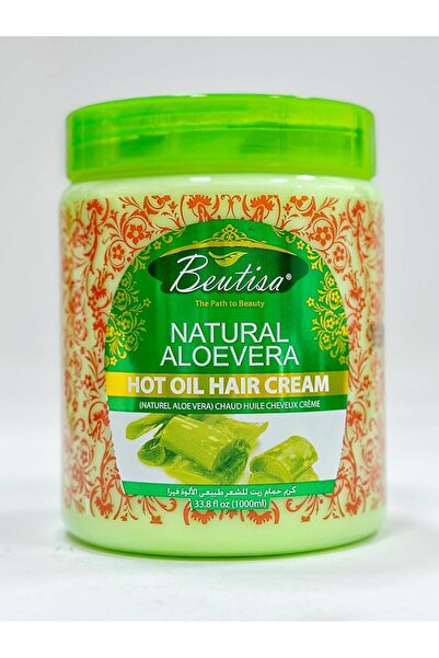 Beutisa Hot Oil Hair Cream with Natural Aloe Vera Extract, 1000 ml