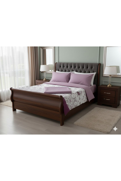 FUGO CONCEPT Premium Baskılı Pike Seti (Çarşaf/Pike/2 Yastık Kılıfı) | %100 P...