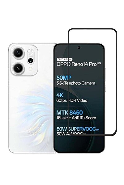 Generic واقي شاشة من الزجاج المقوى لهاتف OPPO Reno 14 Pro 5G — مقاوم للخدش وب...