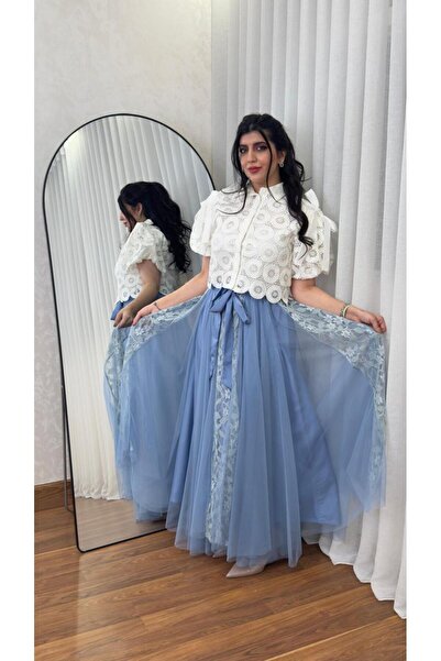 zahraa Elegant and sophisticated skirt and blouse set