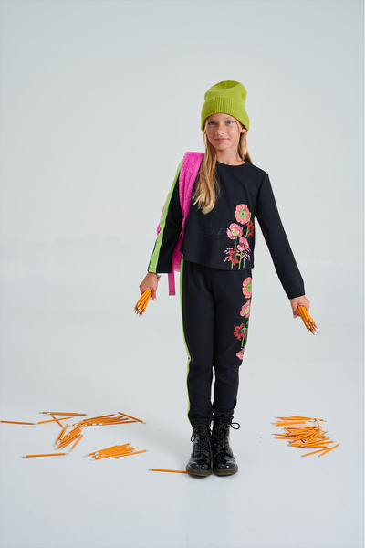 Lia Lea Girl Black Trousers