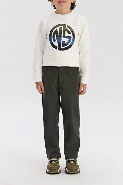 Nebbati Boy Green Trousers