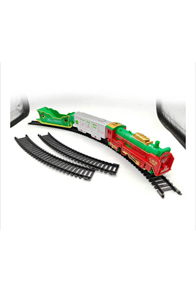 OEM Christmas electric train with lights and 3.10 m track, Merry Christmas