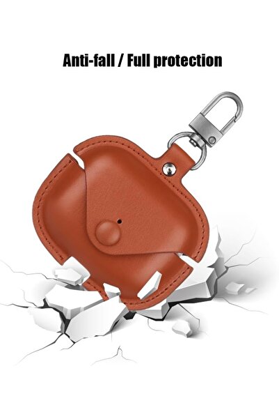 Generic AIRP0D/S PRO/PRO2 (2nd Generation) Leather Protective Case - Light Brown