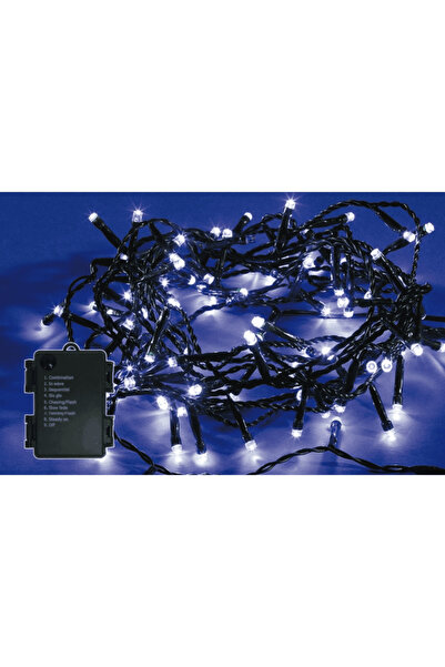 DacEnergy Christmas installation, 17.9 meters, 180 white LEDs, cold light, 0.36W, 8-way controller...