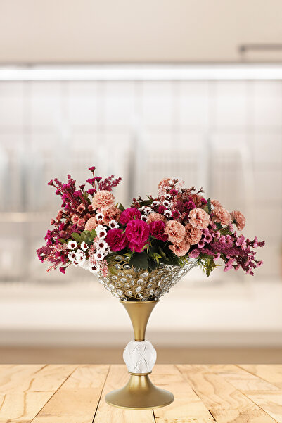 Begüsa Ala Kristal Vazo Eskitme