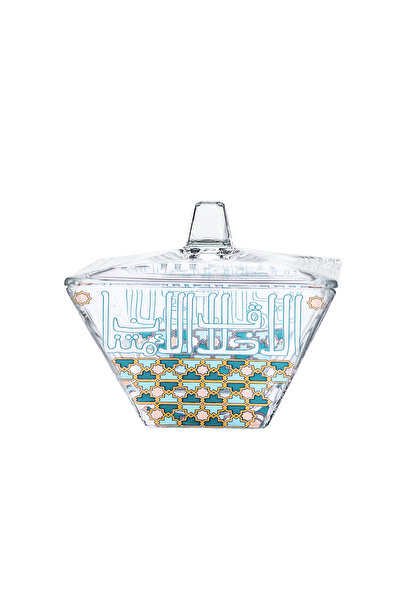 Dimlaj وعاء تقديم زجاجي من أصالة CB/2-ذهبي