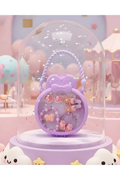 Miniso Çizgifilm Figürlü Çantalı Çocuk Toka Seti