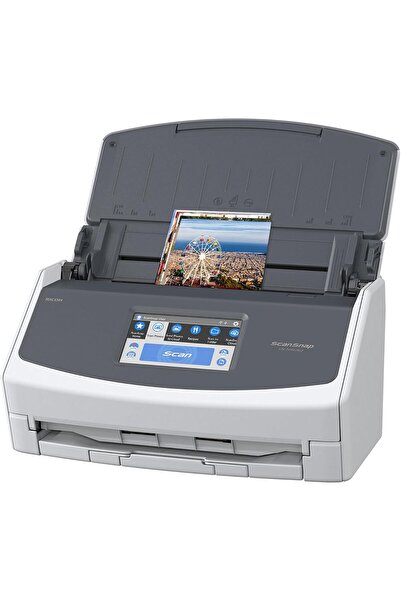 ScanSnap Fujitsu iX1600 Wireless/USB High-Speed Document, Photo & Receipt Scanner, White