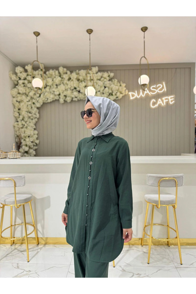 FUAT GÜRSEN Metal Button Detailed Trouser Suit