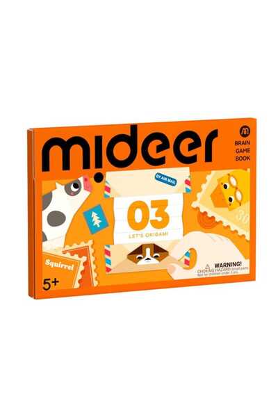 Mideer كتاب ألعاب ليفل أب للدماغ، Lets Origami Level 3 Md3365