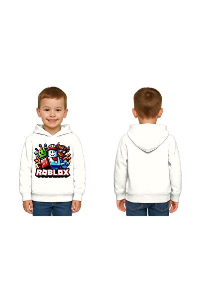 SEDİRLİ Unisex roblox cu imprimeu Copii Swae tricou cu imprimeu cu glugă 3 fi...