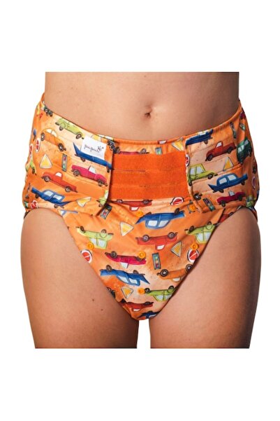 Pupus Adult Reusable Diaper with Hourglass Bamboo Insert, Size XL/2XL (110-160 cm)