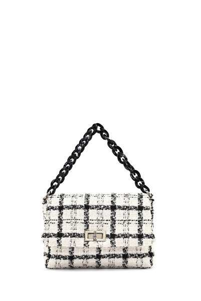 Derimod Γυναικεία τσάντα χιαστί με μοτίβο από ύφασμα με μακρύ λουράκι 25SBD23726F