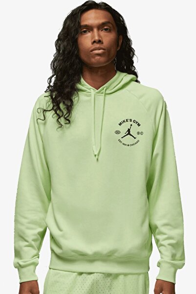 Nike Jordan Dri Fit Sport Bc Men's Fleece Hoodie Men's Hooded Sweatshirt Green