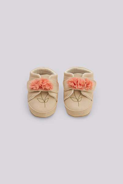 Layette Baby Girl Ecru Bootees