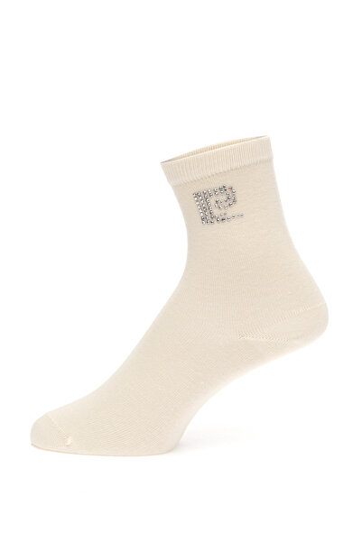 Pierre Cardin Kadın Ekru Soket Çorap 50315980-VR019