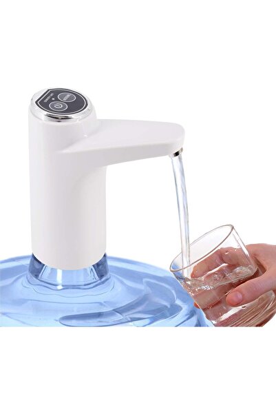 Generic Portable Electric Water Dispenser Pump for 3/4/5 Gallon Bottles - USB Rechargeable, One-Touch (Assor