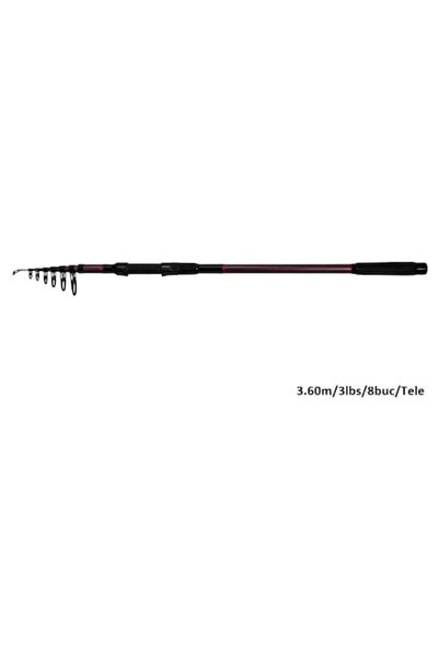 DELPHİN Taiga NXT Telescopic Rod 360cm 3lbs, 8 Sections