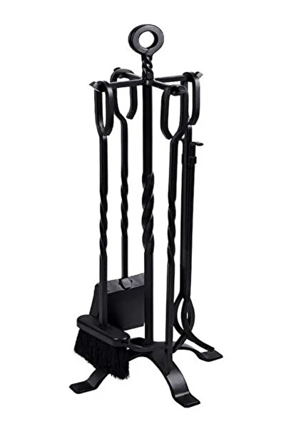 Efsoon Organics Metal Ferforje Şömine-soba Maşa Takımı Aksesuar Seti