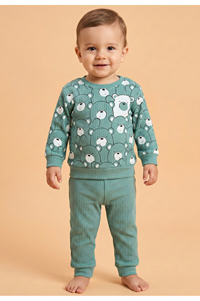 Tuabella 100% Cotton Report 2-Piece Baby Boy Set
