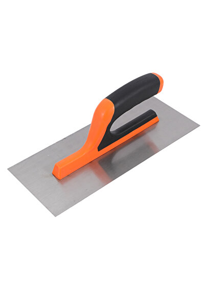 Lawazim مجرفة جص فولاذية - مجرفة بمقبض مطاطي لأعمال الجبس والأسمنت