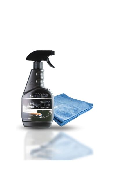 STEEP حليب العناية الترايمبلت توربيدو ومنظف ملمع 500 مل مع قطعة قماش من الألياف الدقيقة 40×40