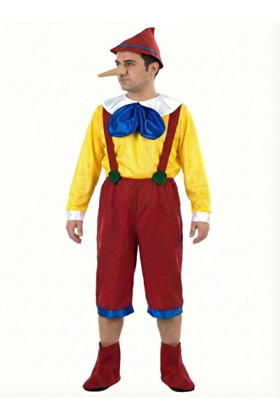 Kostüm Sarayı Pinokyo Kostümü Yetişkin