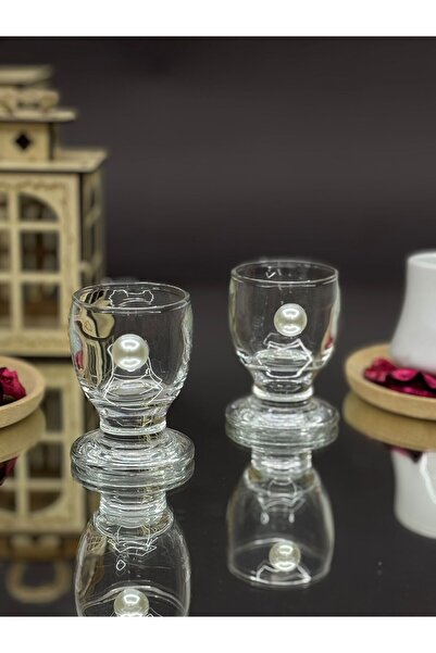 KirLiNova Pearl Detailed Coffee Side Cup Set of 2