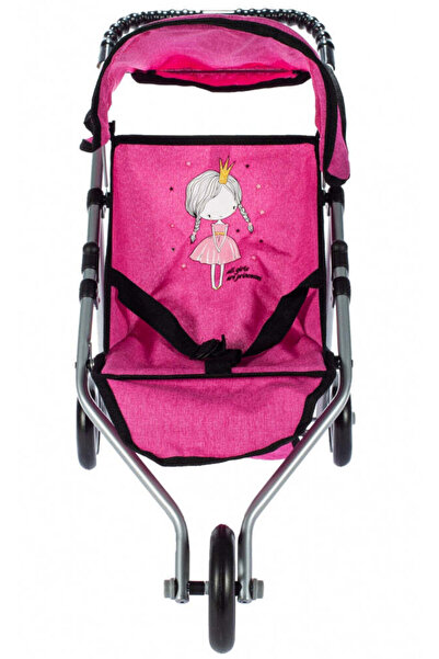 MalPlay Pink stroller for dolls Little Princess, 102862