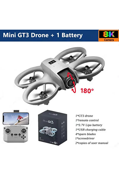 Choice طائرة بدون طيار GT3 Mini GT3 8K HD جديدة أصلية GT3 8K WIFI GPS احترافية عالية الدقة للتصوير الجوي مع جهاز تحكم عن بعد