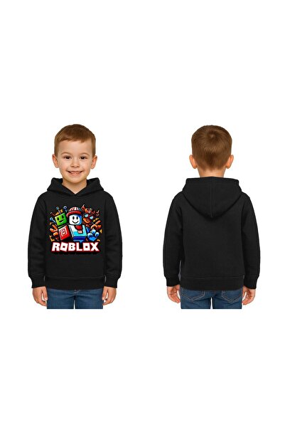 SEDİRLİ Unisex roblox cu imprimeu Copii Swae tricou cu imprimeu cu glugă 3 fi...