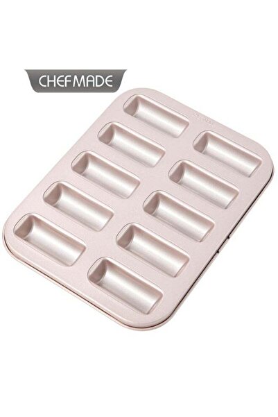 ChefMade قالب كيك سيجار فينانسييه غير لاصق سعة 10 أكواب