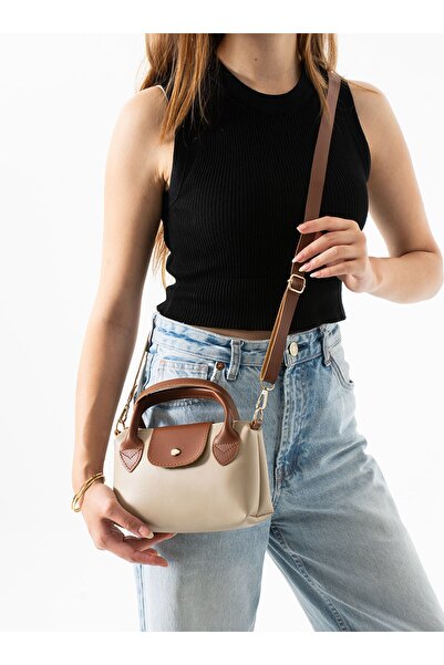 Judour Bags Τσάντα ώμου από μαλακό δέρμα MINK