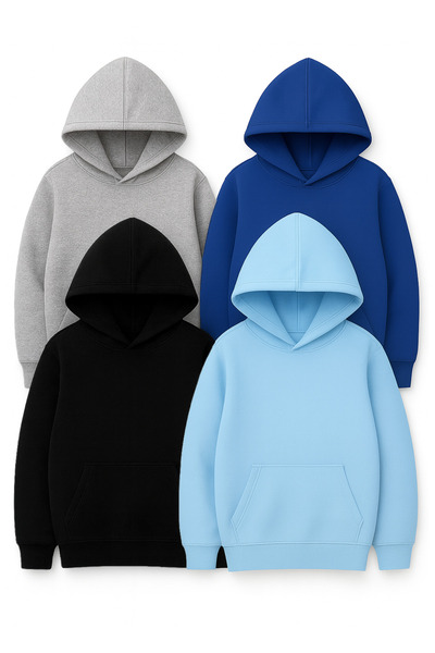 CLAYES Σετ με κουκούλα βασικών φούτερ - επένδυση fleece υλικά για τον χειμώνα