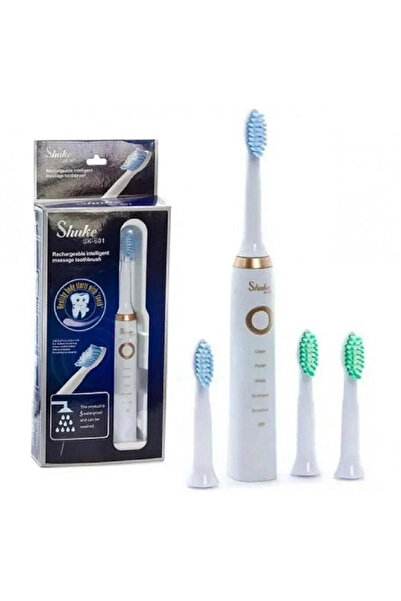 Shuke PERIUTA DE DINTI ELECTRICA, 5 PROGRAME SPECIALE DE SPALARE, 4 CAPETE DE...