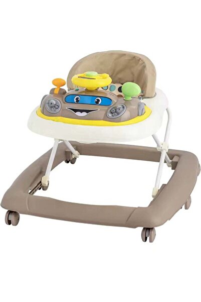 Toybox مقعد قابل للطي وناعم ومبطن لعربة الأطفال باللون البيج