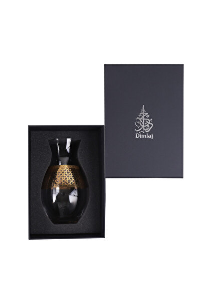 Dimlaj Cordoba Glass Vase CB/1-Gold