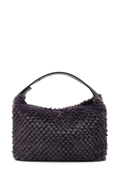 Derimod Γυναικεία τσάντα ώμου με μακρύ λουράκι σε γκρι χρώμα 25WBD2865PH