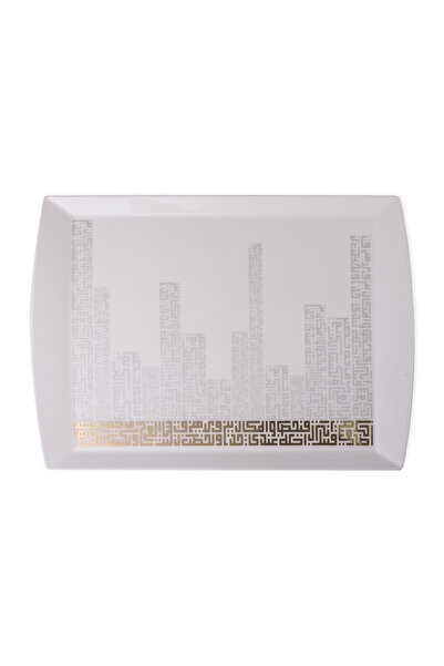 Dimlaj أبراج طبق بورسلين CB/1-ذهبي