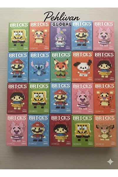 Pehlivan Global Bricks Karışık (Rasgele bir ürün gönderilir)