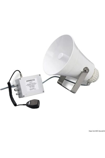 TNG Outdoor Megafon electric Marco pentru bărci 20–75 m, fără sirenă